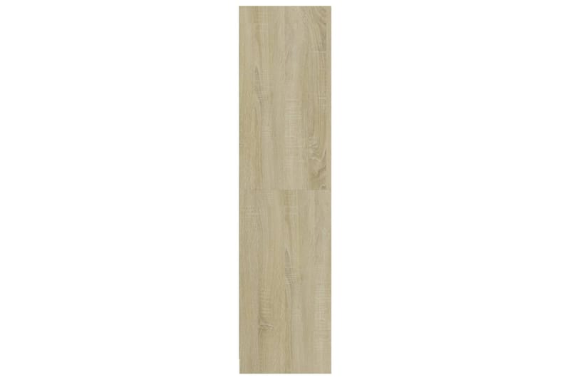 Garderob sonoma-ek 100x50x200 cm spånskiva - Brun - Förvaring - Sko- & klädförvaring - Garderober & garderobssystem