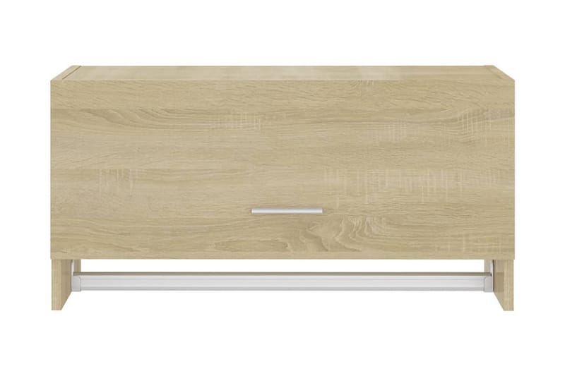 Garderob sonoma-ek 70x32,5x35 cm spånskiva - Brun - Förvaring - Sko- & klädförvaring - Garderober & garderobssystem
