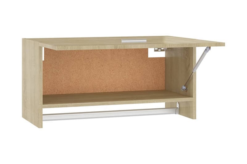 Garderob sonoma-ek 70x32,5x35 cm spånskiva - Brun - Förvaring - Sko- & klädförvaring - Garderober & garderobssystem
