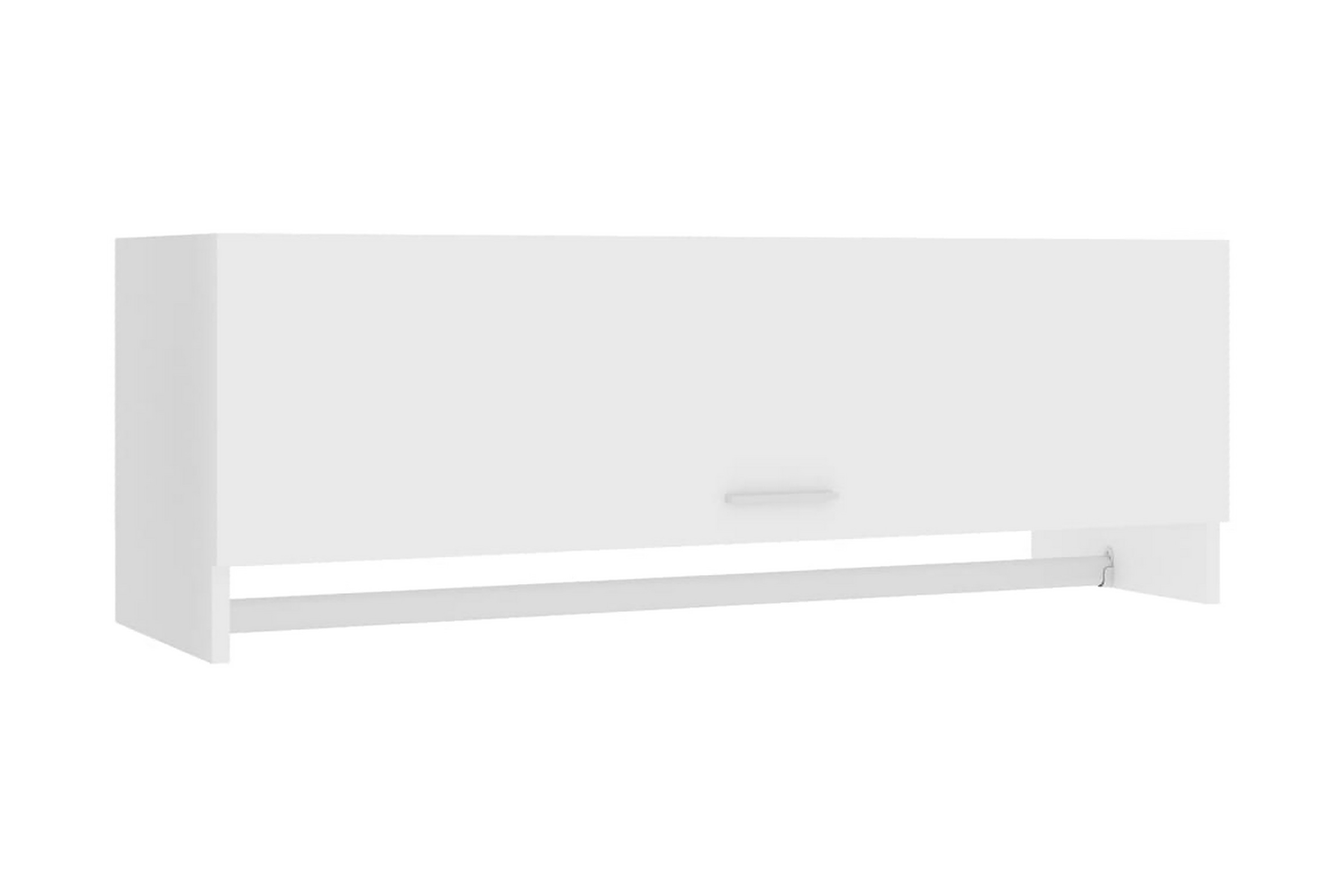 Garderob vit 100×32,5×35 cm spånskiva – Vit