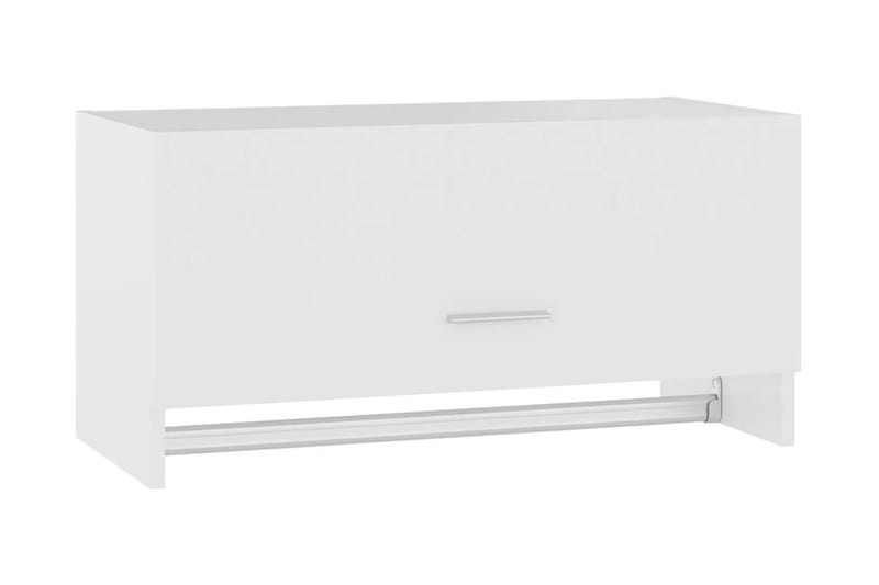 Garderob vit 70x32,5x35 cm spånskiva - Vit - Förvaring - Sko- & klädförvaring - Garderober & garderobssystem