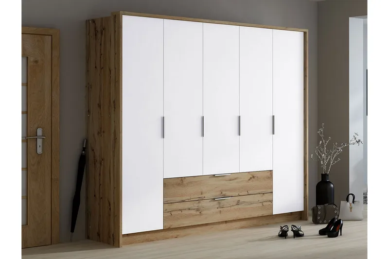 Garderob - Vit|Ek - Förvaring - Sko- & klädförvaring - Garderober & garderobssystem