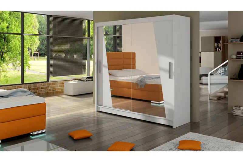 Garderob Prag - Vit - Förvaring - Sko- & klädförvaring - Garderober & garderobssystem