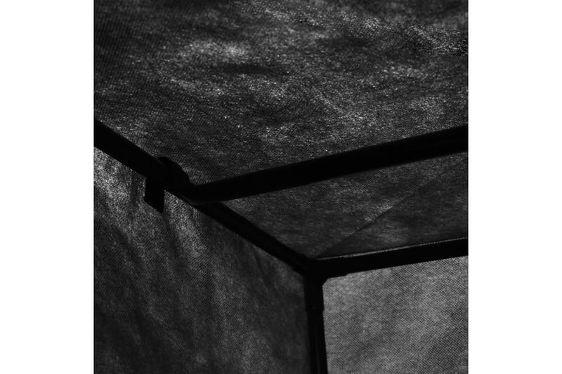 Garderober 2 st svart 75x50x160 cm - Svart - Förvaring - Sko- & klädförvaring - Garderober & garderobssystem