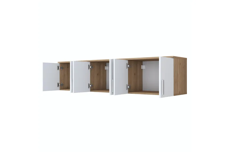 Lukkha Hallmöbel - Valnöt/Vit - Förvaring - Sko- & klädförvaring - Garderober & garderobssystem - Garderobsinredning - Backstativ