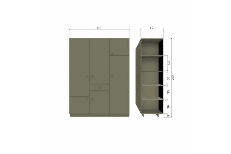 Garderobshyllset Alfie - Förvaring - Sko- & klädförvaring - Garderober & garderobssystem - Garderobsinredning - Tillbehör hyllor