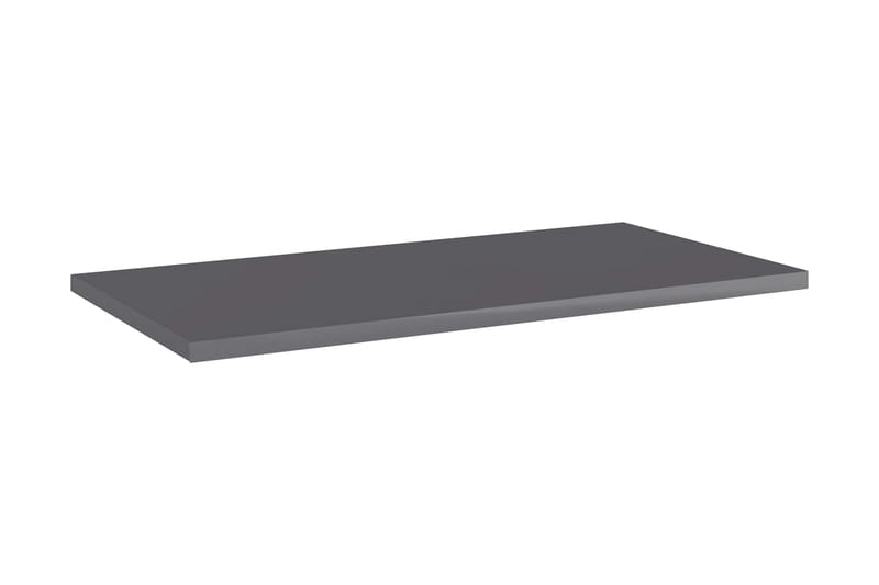 Hyllplan 4 st grå 100x10x1,5 cm spånskiva - Hyllplan - Garderober & garderobssystem