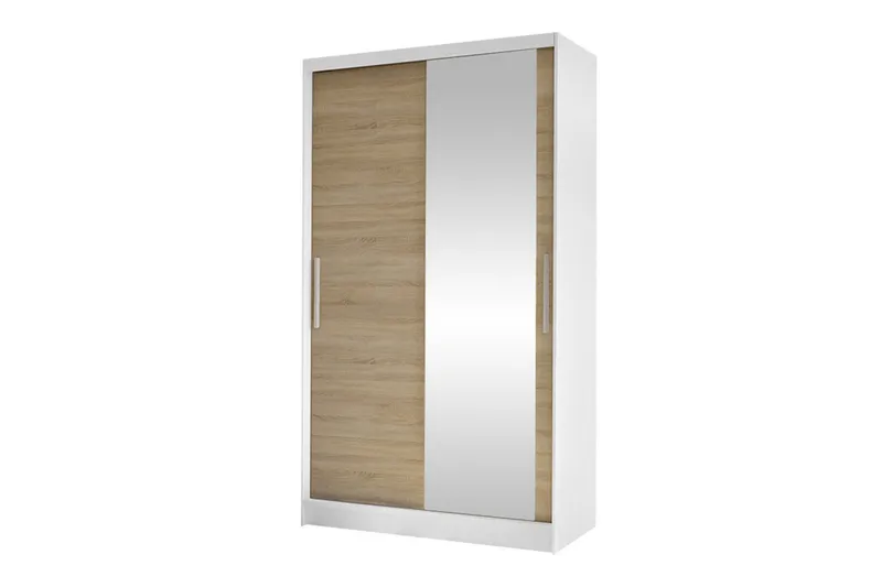 Glenmore Garderob m. Spegel NO_BRAND White