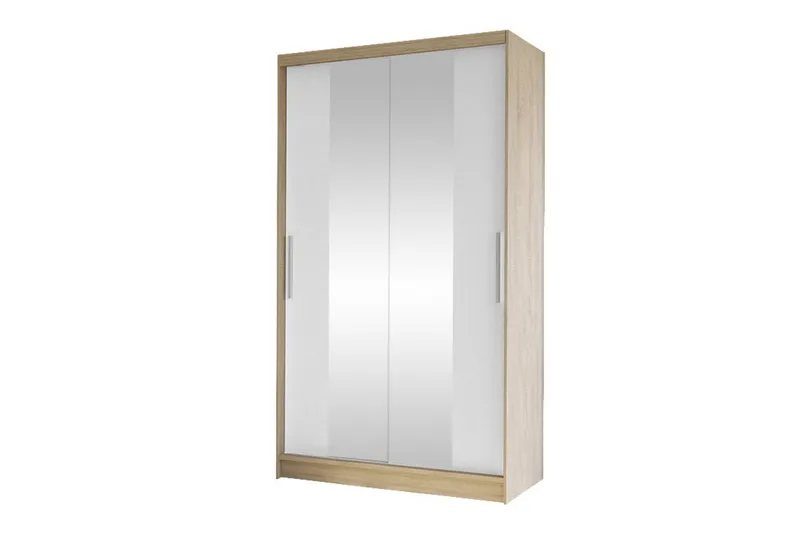 Glenmore Garderob m. Spegel NO_BRAND White