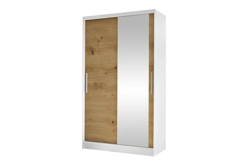 Glenmore Garderob m. Spegel NO_BRAND White