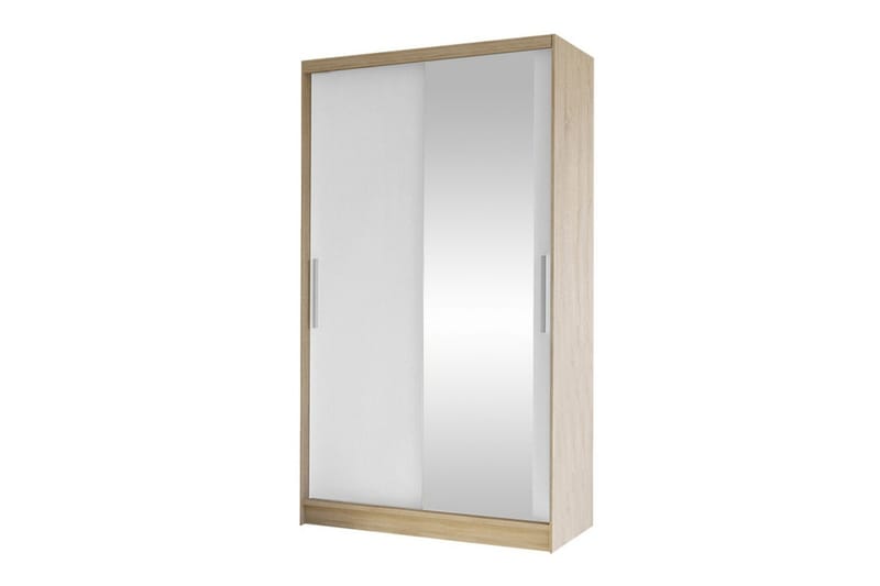 Glenmore Garderob m. Spegel NO_BRAND White