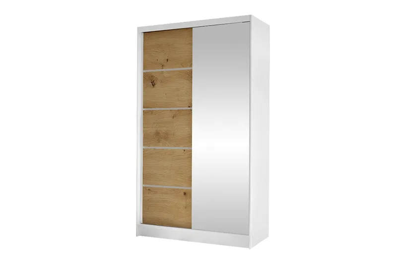 Glenmore Garderob m. Spegel NO_BRAND White
