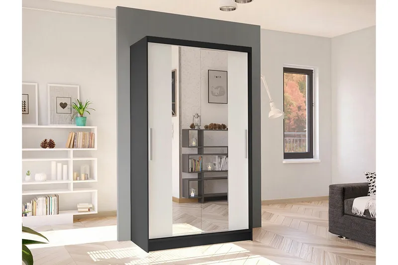 Glenmore Garderob m. Spegel White - Förvaring - Sko- & klädförvaring - Garderober & garderobssystem