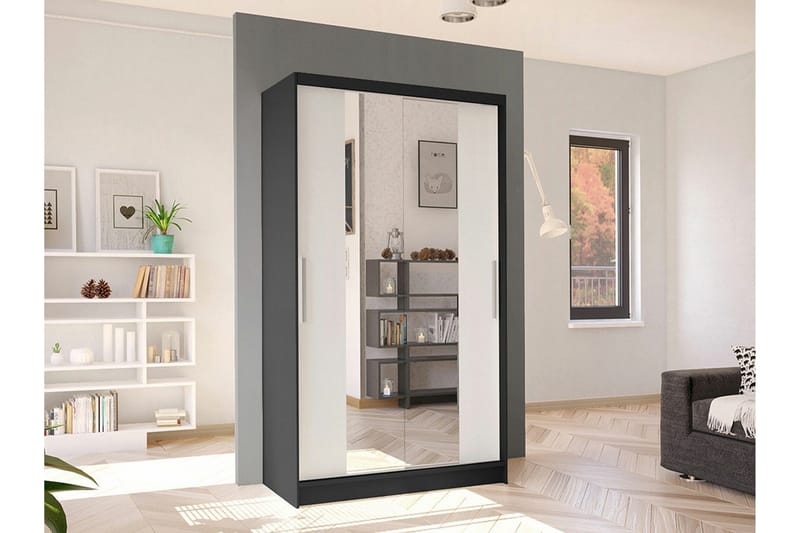 Glenmore Garderob m. Spegel White - Förvaring - Sko- & klädförvaring - Garderober & garderobssystem