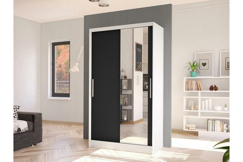 Glenmore Garderob m. Spegel White - Förvaring - Sko- & klädförvaring - Garderober & garderobssystem