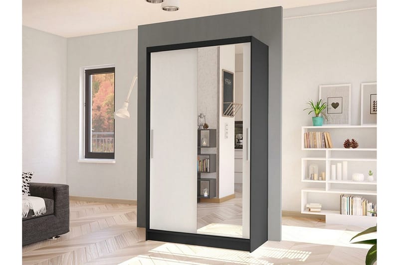 Glenmore Garderob m. Spegel White - Förvaring - Sko- & klädförvaring - Garderober & garderobssystem