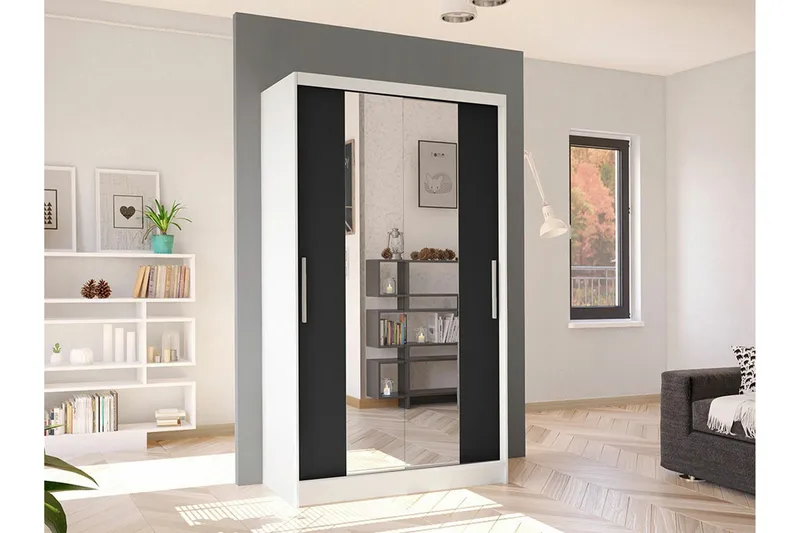 Glenmore Garderob m. Spegel White - Förvaring - Sko- & klädförvaring - Garderober & garderobssystem