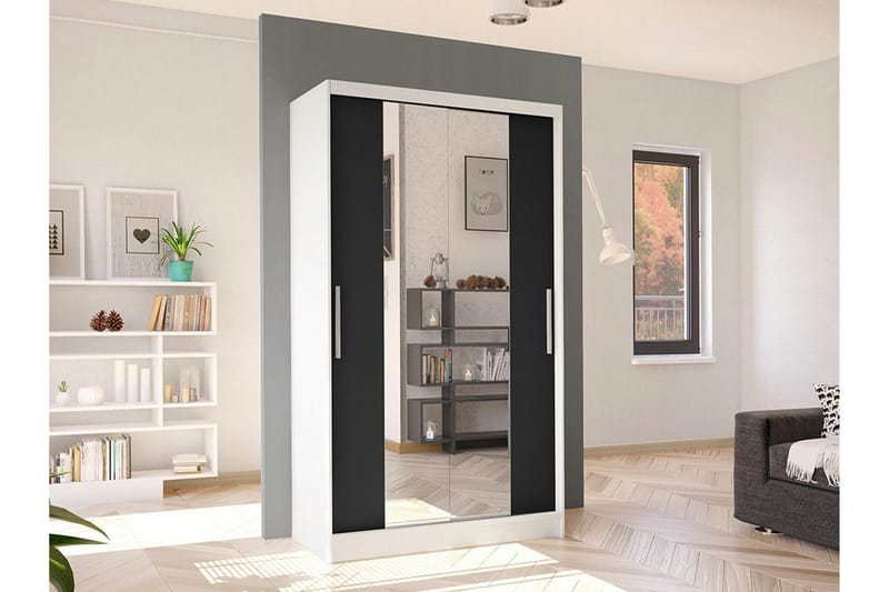 Glenmore Garderob m. Spegel White - Förvaring - Sko- & klädförvaring - Garderober & garderobssystem