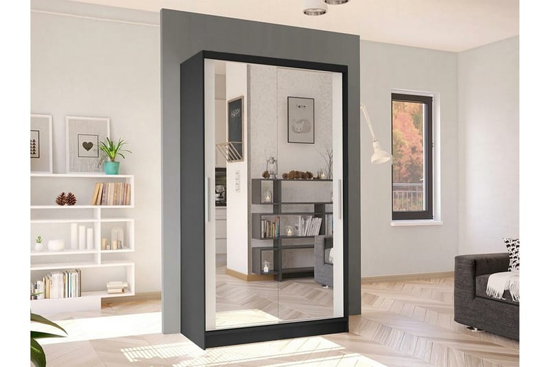 Glenmore Garderob m. Spegel White - Förvaring - Sko- & klädförvaring - Garderober & garderobssystem