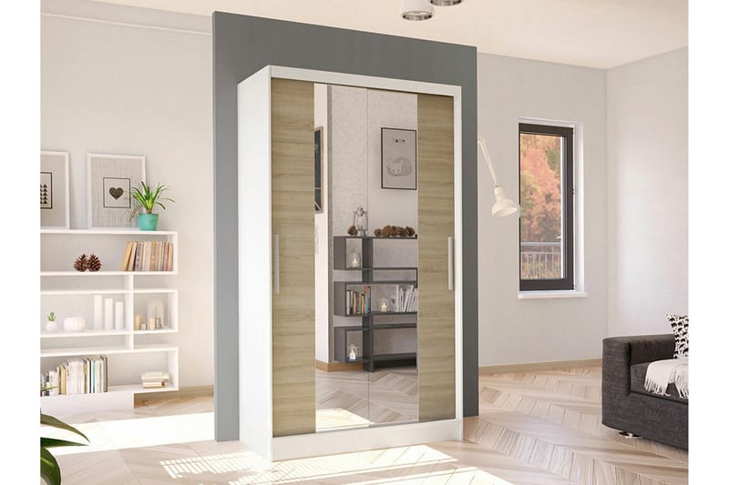 Glenmore Garderob m. Spegel White - Förvaring - Sko- & klädförvaring - Garderober & garderobssystem