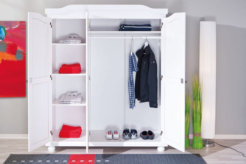 HEDDA Garderob 150 Vit - Garderober & garderobssystem