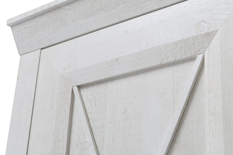 Hurlston Garderob 255 cm - Vit - Förvaring - Sko- & klädförvaring - Garderober & garderobssystem