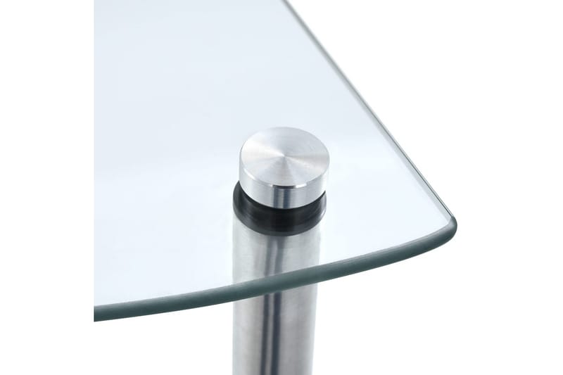 Hylla 5 hyllplan transparent 30x30x130 cm h�ärdat glas - Transparent - Förvaring - Sko- & klädförvaring - Garderober & garderobssystem