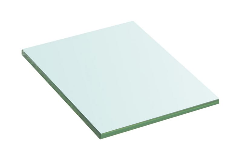 Hyllplan 2 st glas genomskinlig 20x15 cm - Transparent - Förvaring - Sko- & klädförvaring - Garderober & garderobssystem