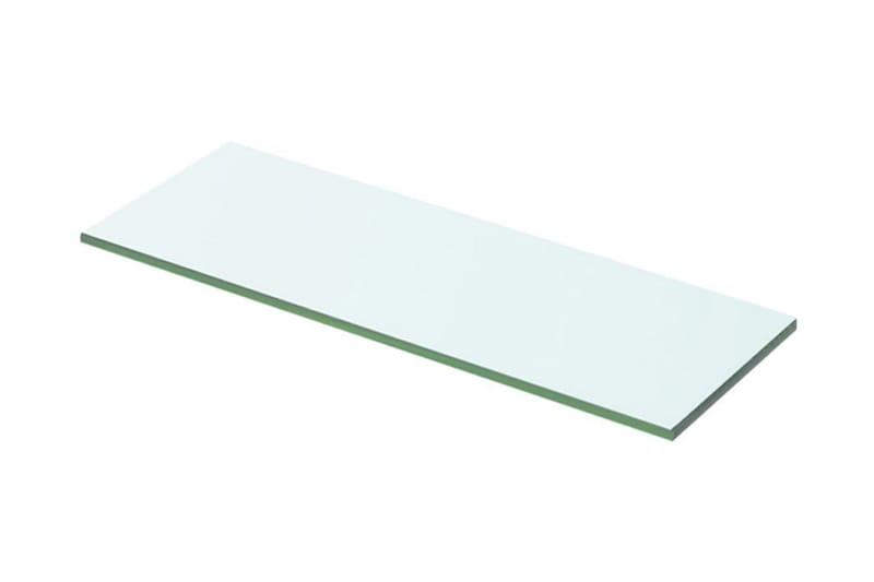 Hyllplan 2 st glas genomskinlig 50x12 cm - Transparent - Förvaring - Sko- & klädförvaring - Garderober & garderobssystem