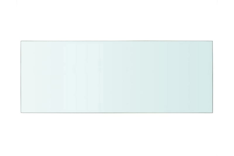 Hyllplan 2 st glas genomskinlig 60x25 cm - Transparent - Förvaring - Sko- & klädförvaring - Garderober & garderobssystem