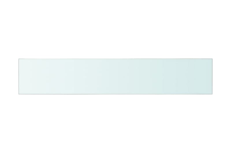Hyllplan 2 st glas genomskinlig 70x12 cm - Transparent - Förvaring - Sko- & klädförvaring - Garderober & garderobssystem