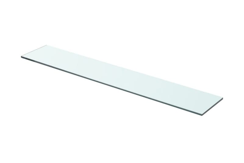 Hyllplan 2 st glas genomskinlig 70x12 cm - Transparent - Förvaring - Sko- & klädförvaring - Garderober & garderobssystem
