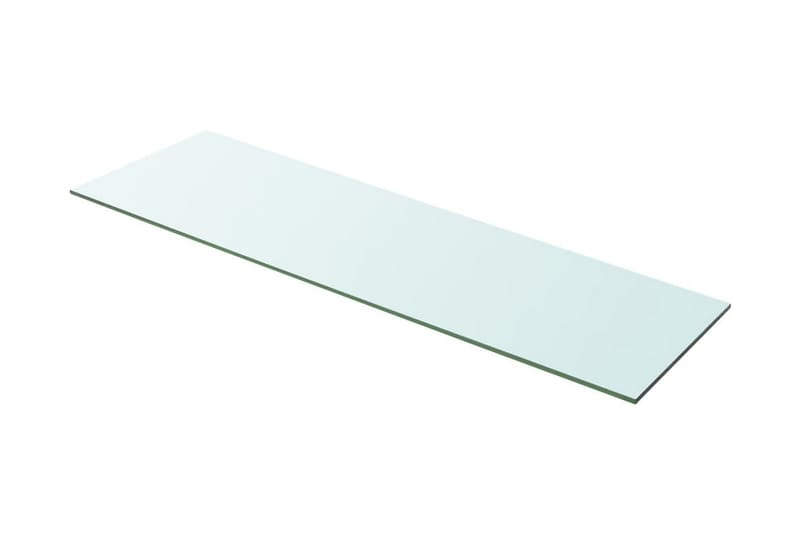Hyllplan 2 st glas genomskinligt 100x30 cm - Transparent - Förvaring - Sko- & klädförvaring - Garderober & garderobssystem