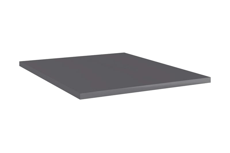 Hyllplan 8 st grå högglans 40x50x1,5 cm spånskiva - Grå - Förvaring - Sko- & klädförvaring - Garderober & garderobssystem