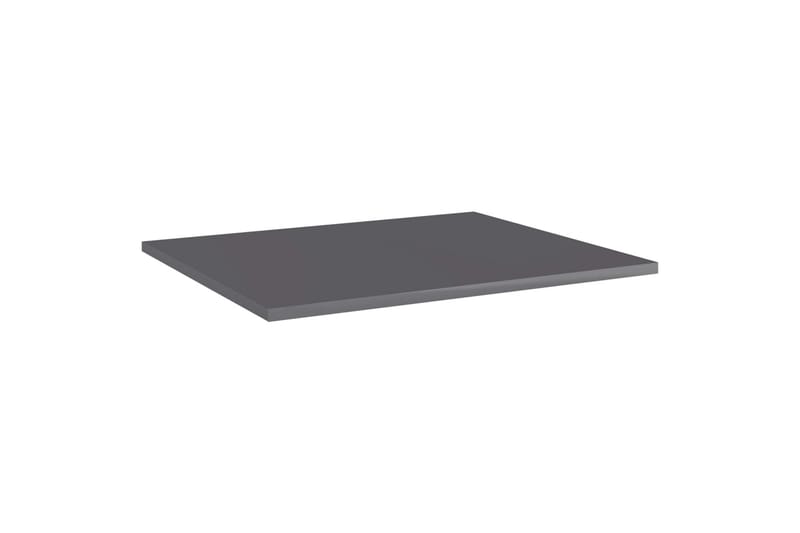 Hyllplan 8 st grå högglans 60x50x1,5 cm spånskiva - Grå - Förvaring - Sko- & klädförvaring - Garderober & garderobssystem