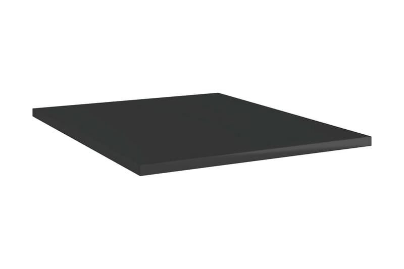 Hyllplan 8 st svart högglans 40x50x1,5 cm spånskiva - Svart - Förvaring - Sko- & klädförvaring - Garderober & garderobssystem