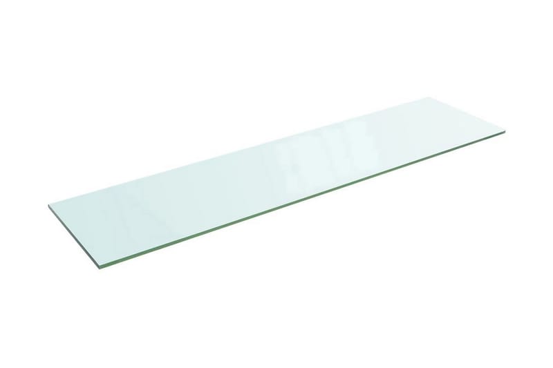 Hyllplan glas genomskinlig 100x25 cm - Transparent - Garderober & garderobssystem - Hyllplan
