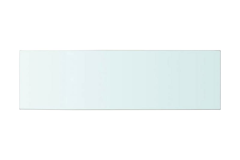 Hyllplan glas genomskinlig 100x30 cm - Transparent - Förvaring - Sko- & klädförvaring - Garderober & garderobssystem