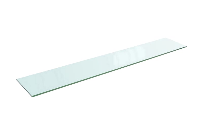 Hyllplan glas genomskinlig 110x20 cm - Transparent - Garderober & garderobssystem - Hyllplan