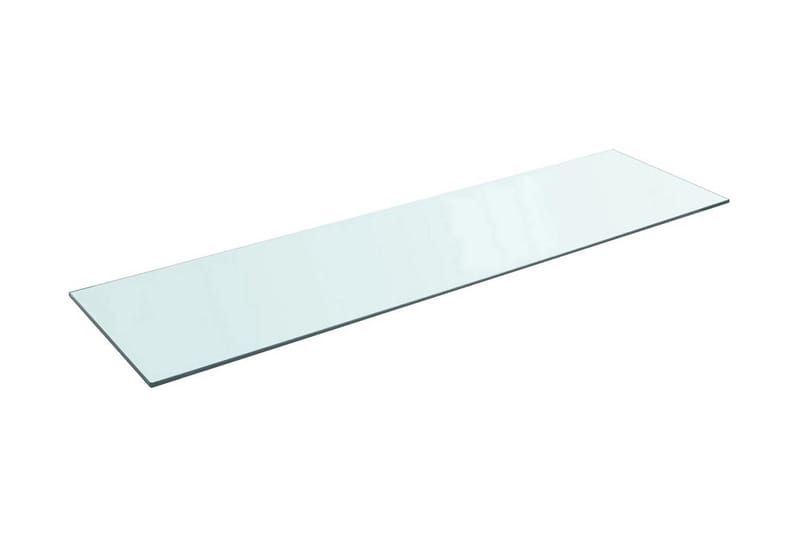 Hyllplan glas genomskinlig 110x30 cm - Transparent - Garderober & garderobssystem - Hyllplan