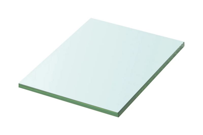 Hyllplan glas genomskinlig 20x15 cm - Transparent - Garderober & garderobssystem - Hyllplan