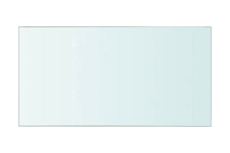 Hyllplan glas genomskinlig 30x15 cm - Transparent - Förvaring - Sko- & klädförvaring - Garderober & garderobssystem