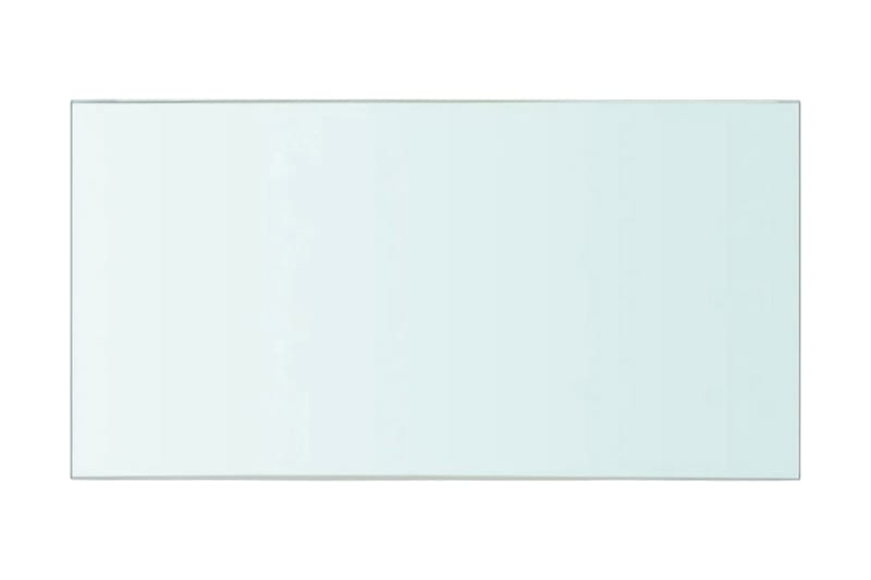 Hyllplan glas genomskinlig 30x15 cm - Transparent - Hyllplan - Garderober & garderobssystem