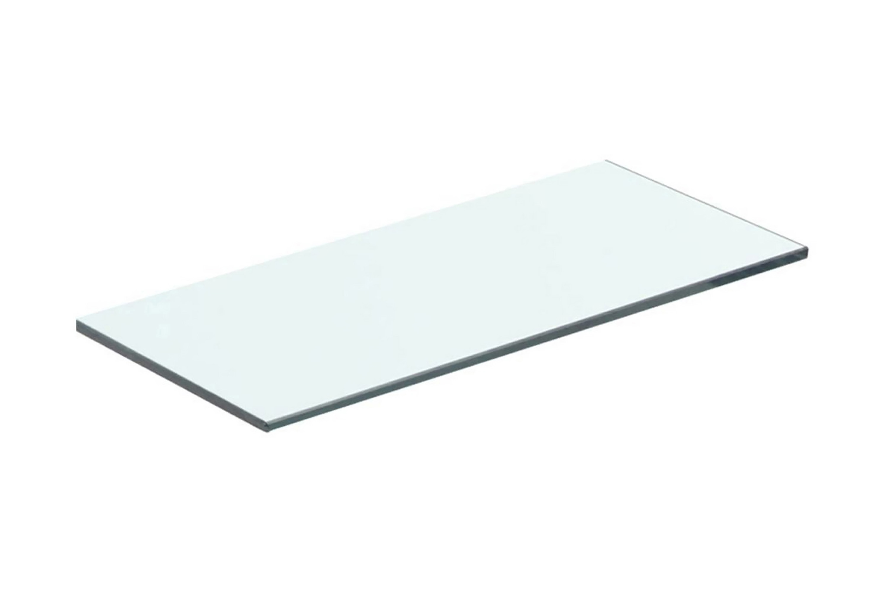 Hyllplan glas genomskinlig 40×12 cm – Transparent