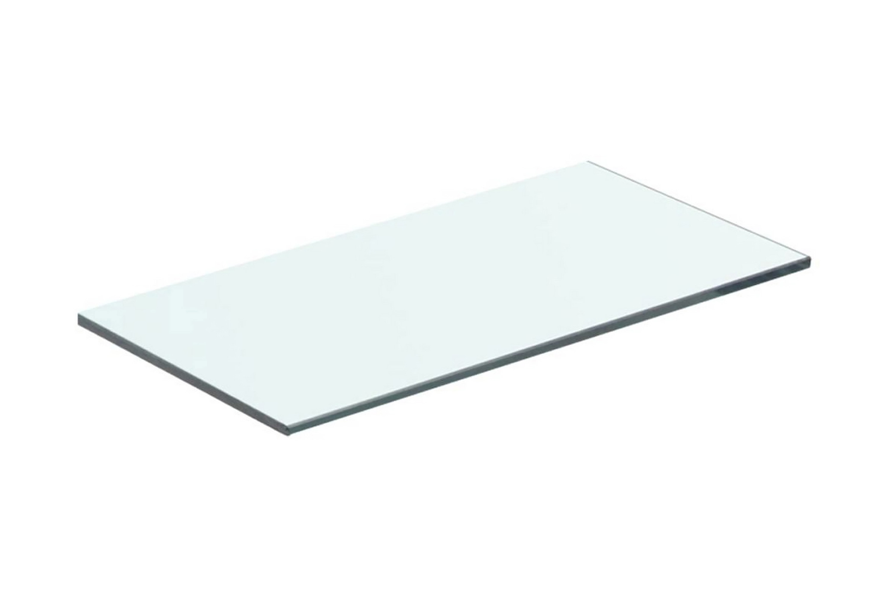 Hyllplan glas genomskinlig 40×15 cm – Transparent