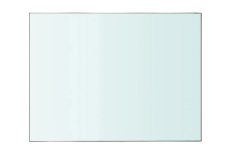 Hyllplan glas genomskinlig 40x30 cm - Transparent - Garderober & garderobssystem - Hyllplan