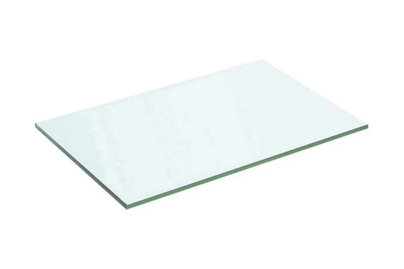 Hyllplan glas genomskinlig 50x25 cm - Transparent - Förvaring - Sko- & klädförvaring - Garderober & garderobssystem