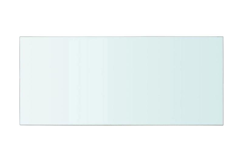 Hyllplan glas genomskinlig 50x25 cm - Transparent - Förvaring - Sko- & klädförvaring - Garderober & garderobssystem