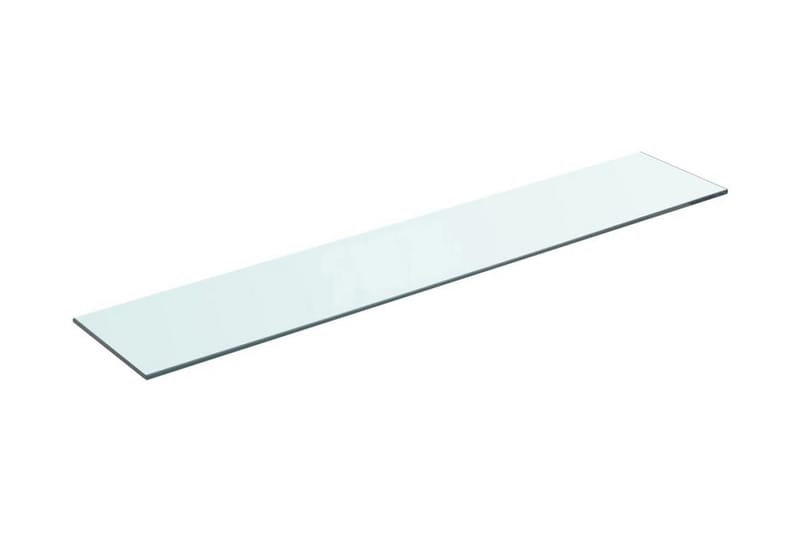 Hyllplan glas genomskinlig 80x15 cm - Gul - Garderober & garderobssystem - Hyllplan