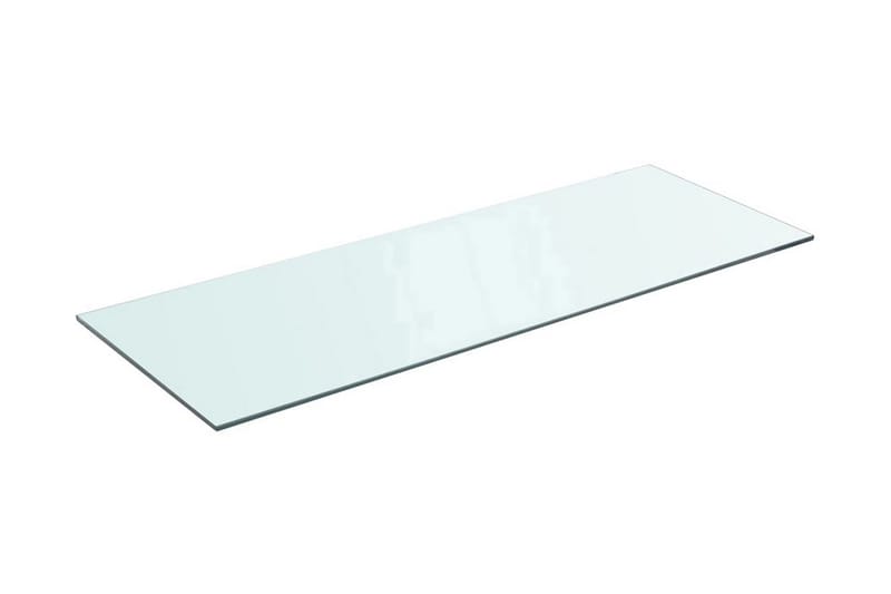 Hyllplan glas genomskinlig 80x30 cm - Transparent - Garderober & garderobssystem - Hyllplan